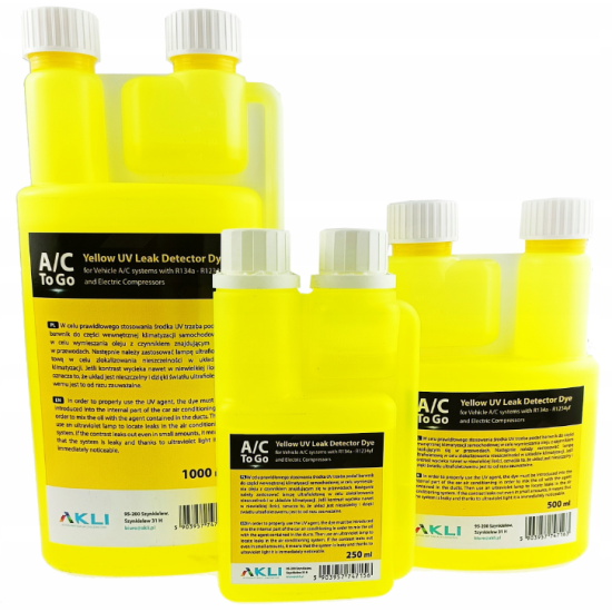 Barwnik UV 1000 ml do olejów PAG POE PAO ESTER